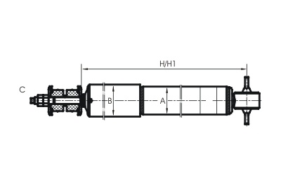 Gas 24-3110 front shock absorber