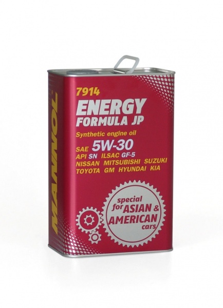 масло синтетическое 5w30 4л метал энергия формула JP маннол