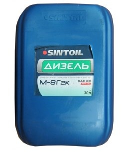 минеральное моторное масло 30Լ sintoil dizel M-8Г2К API CC