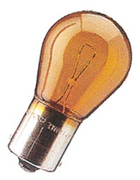 լամպ թարթիչի դեղին12V 21W