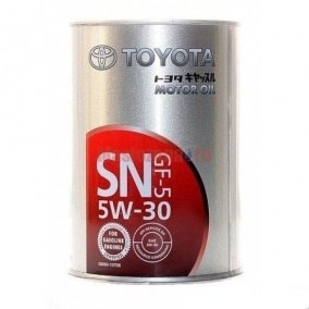 синтетическое моторное масло 5w30 1л метал toyota lexus