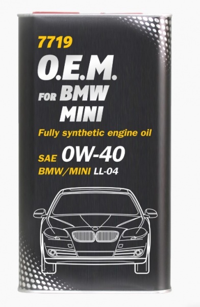  синтетическое моторное масло 0W40 4л БМВ мини метал
