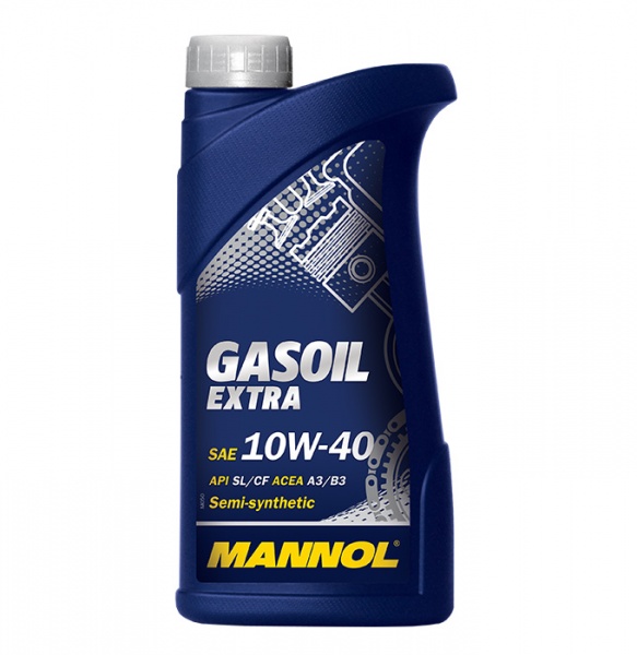 SEMISYNTHETIC OIL Gasoil Extra 10W-40 1L API SL/CF MANNOL