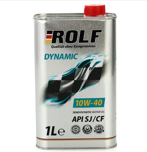 полусинтетическое моторное масло Rolf  Dynamic 10W-40 SJ/CF 1л