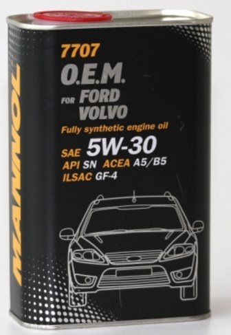  синтетическое энергосберегающее моторное масло 5W-30 ford volvo metal 1l